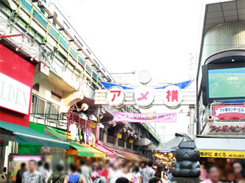 上野アメ横商店街 タクシーで観光地をめぐる タクシーサイト